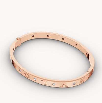 [Mystic Crown]ZERO 1 PINK GOLD 12 DIAMONDS BRACELET