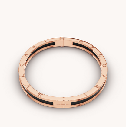 [Mystic Crown]ZERO 1 PINK GOLD WITH BLACK CERAMIC BRACELET