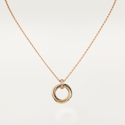 [Mystic Crown]TRINITY NECKLACE GOLD  DIAMONDS