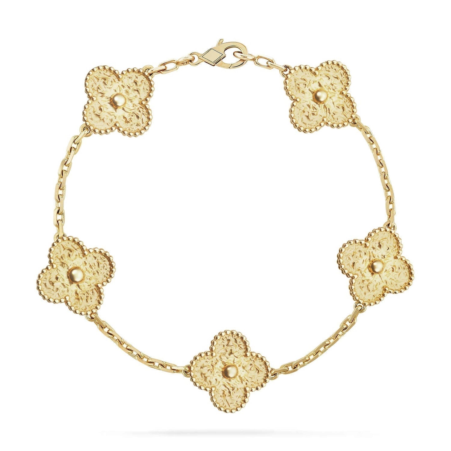 [Mystic Crown]CLOVER 5 MOTIFS BRONZING BRACELET