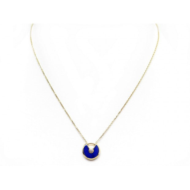 [Mystic Crown]AMULETTE ROSE GOLD AGATE NECKLACE