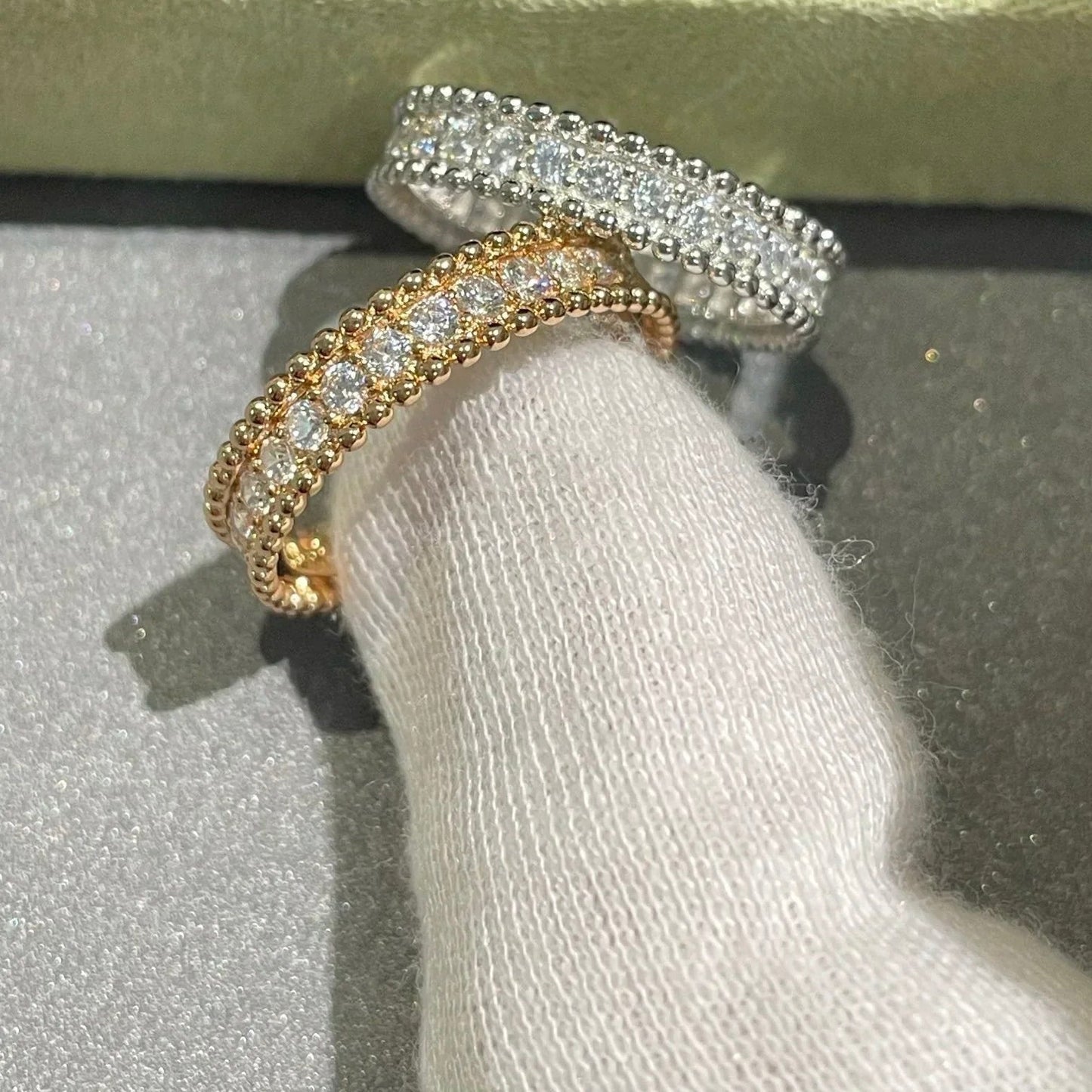 [Mystic Crown]PERLEE DIAMOND ROSE GOLD RING