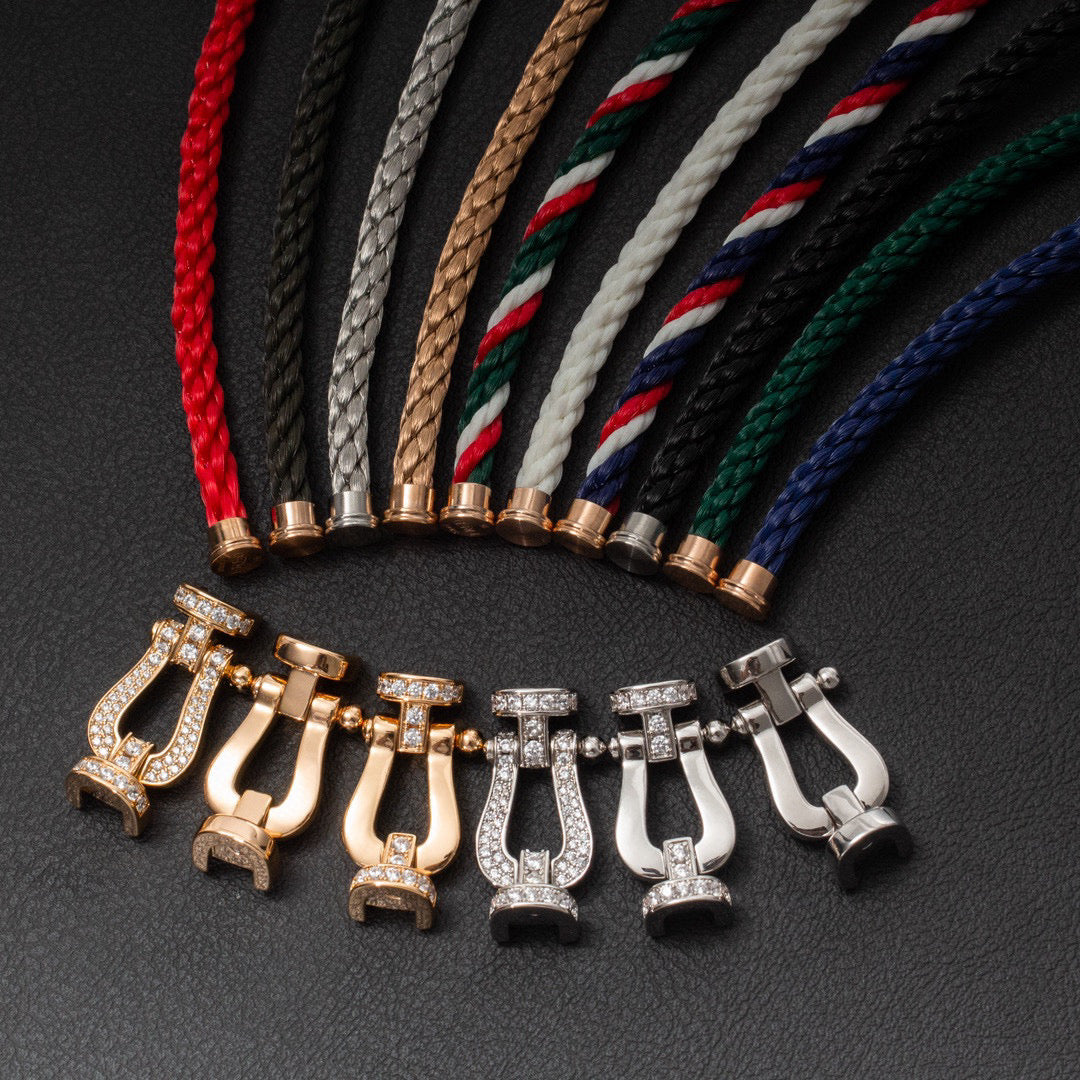 [Mystic Crown]FORCE LARGE HORSESHOE NO DIAMOND BRACELET GOLD