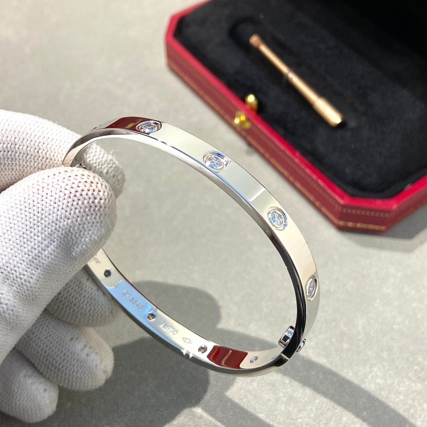 [Mystic Crown]LOVE BRACELET 6.1MM 10 DIAMONDS