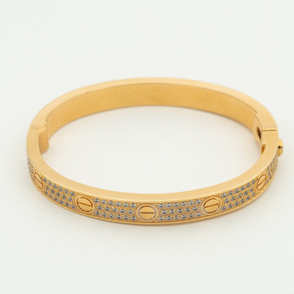 [Mystic Crown]LOVE BRACELET 6.1MM DIAMOND-PAVED