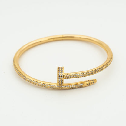 [Mystic Crown]JUSTE BRACELET 3.5MM ALL DIAMONDS