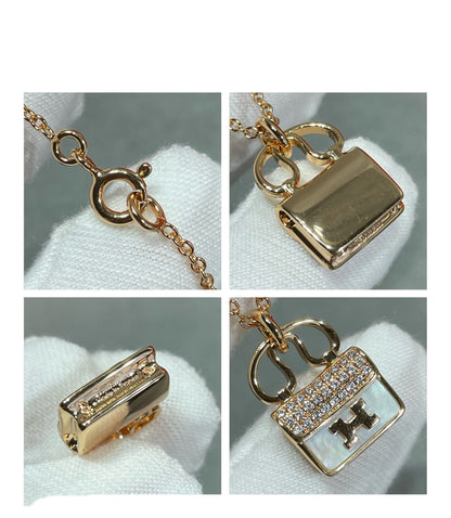 [Mystic Crown]H CIRCE MOISSANITE PENDANT NECKLACE GOLD
