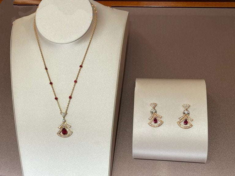 [Mystic Crown]DREAM NECKLACE CARNELIAN DIAMOND PINK GOLD