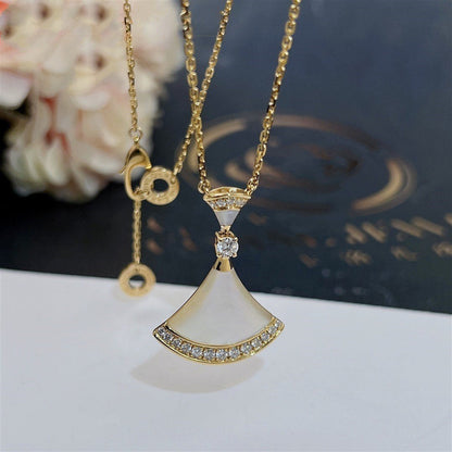 [Mystic Crown]DREAM NECKLACE MOP GOLD DIAMOND