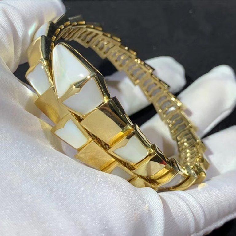 [Mystic Crown]SERPENTI BRACELET MOP GOLD
