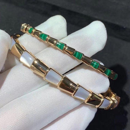 [Mystic Crown]SERPENTI BRACELET PINK GOLD MOP