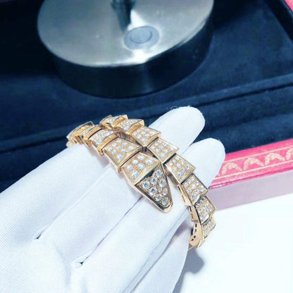 [Mystic Crown]SERPENTI BRACELET 8MM PINK GOLD DIAMOND