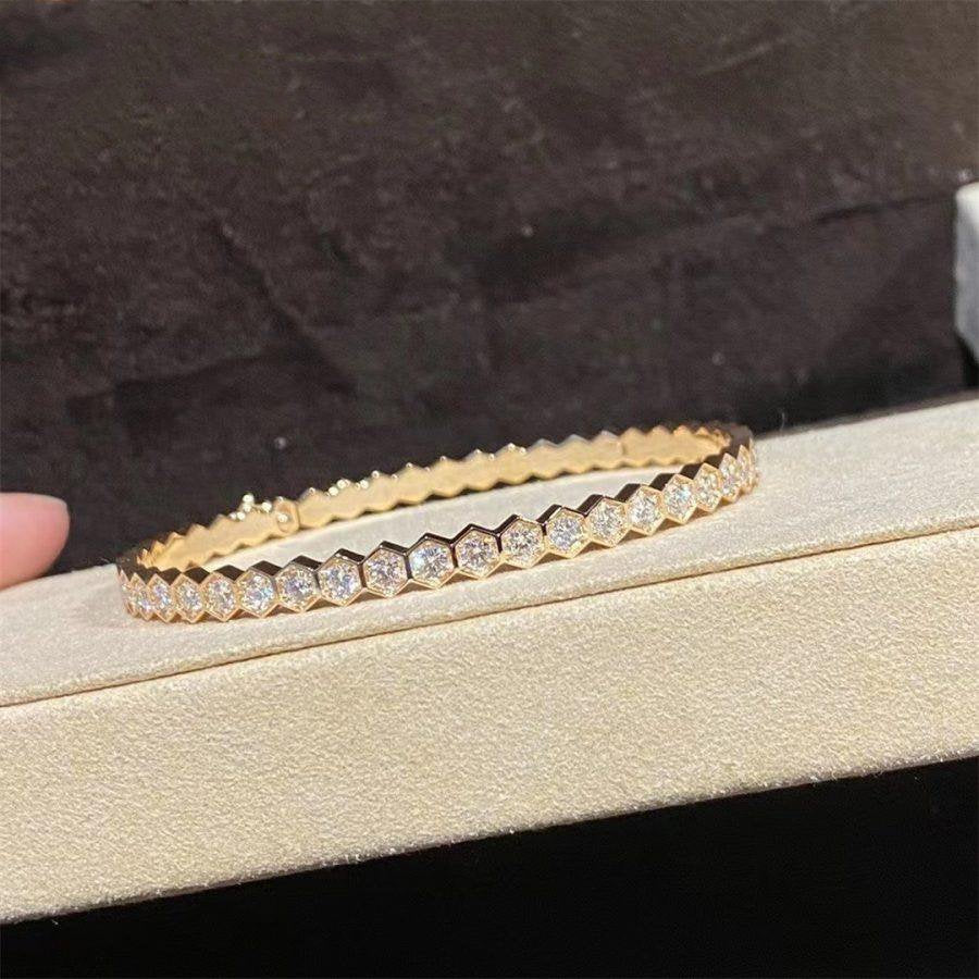 [Mystic Crown]BEE LOVE GOLD BRACELET FULL DIAMOND
