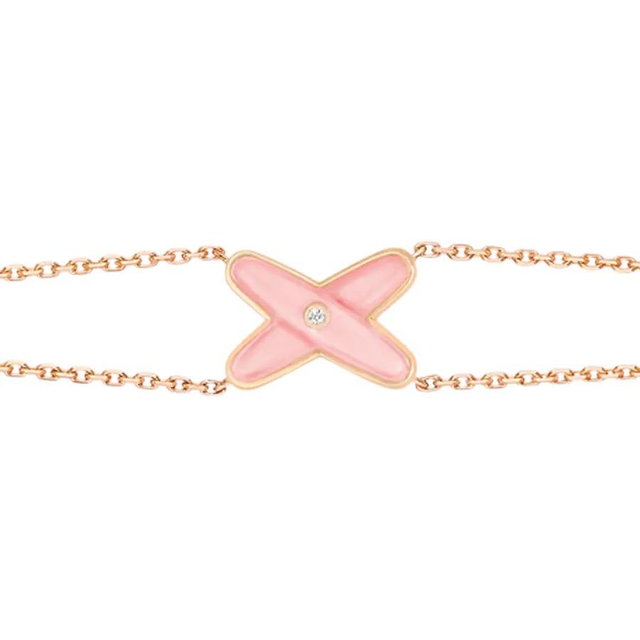 [Mystic Crown]JEUX BRACELET PINK MOP PINK GOLD 1 DIAMOND