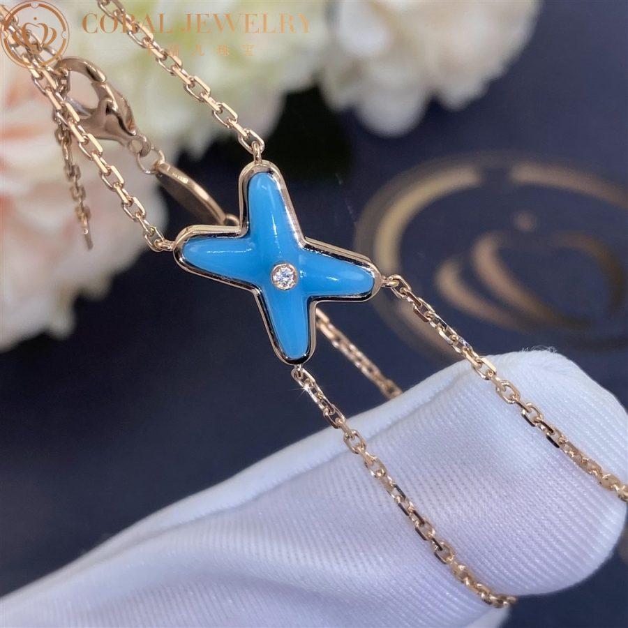 [Mystic Crown]JEUX BRACELET TURQUOISE PINK GOLD 1 DIAMOND