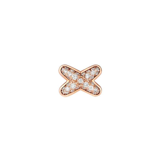 [Mystic Crown]JEUX DE PINK GOLD DIAMOND EARRINGS
