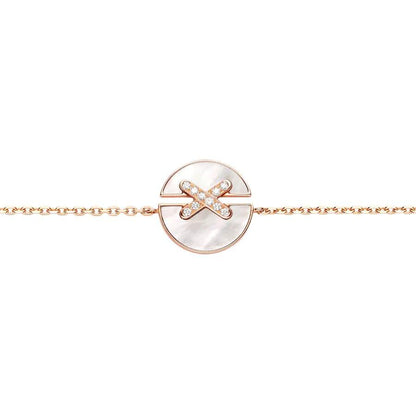 [Mystic Crown]JEUX DE BRACELET MOP PINK GOLD DIAMONDS