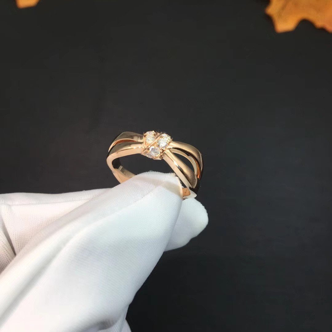 [Mystic Crown]LIENS RING PINK GOLD DIAMOND