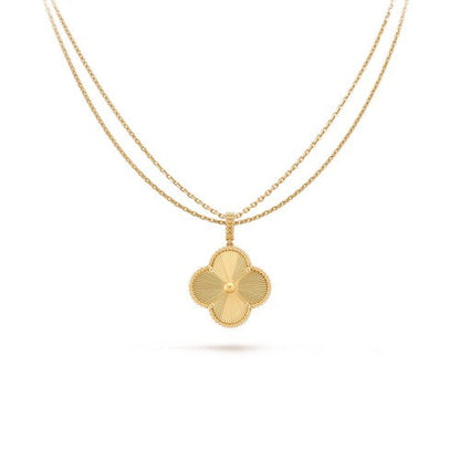 [Mystic Crown]CLOVER 25MM PEDANT NECKLACE GOLD