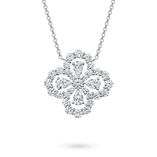[Mystic Crown]LOOP NECKLACE FULL MOTIF DIAMOND 16MM MULTIPLE COLORS
