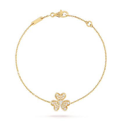 [Mystic Crown]FRIVOLE GOLD FLOWER DIAMOND BRACELET