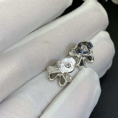 [Mystic Crown]FRIVOLE MINI SILVER FLOWER EARRINGS