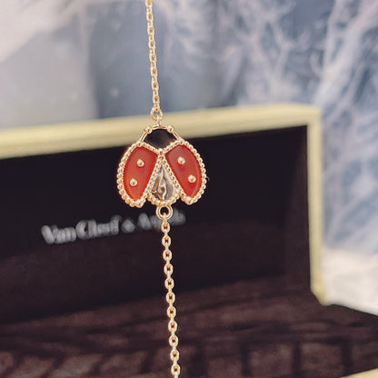 [Mystic Crown]LUCKY SPRING 1 MOTIF PINK GOLD BRACELET