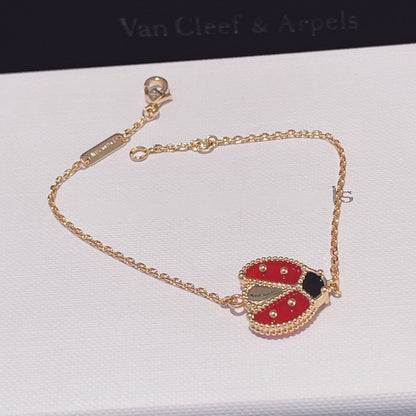 [Mystic Crown]LUCKY SPRING 1 MOTIF PINK GOLD BRACELET