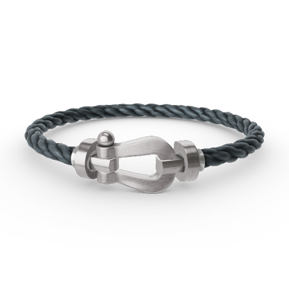 [Mystic Crown]FORCE LARGE HORSESHOE NO DIAMOND BRACELET SILVER